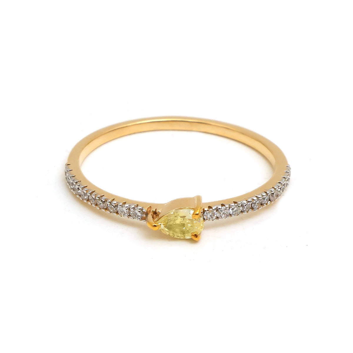 Diamond Yellow Diamond Ring