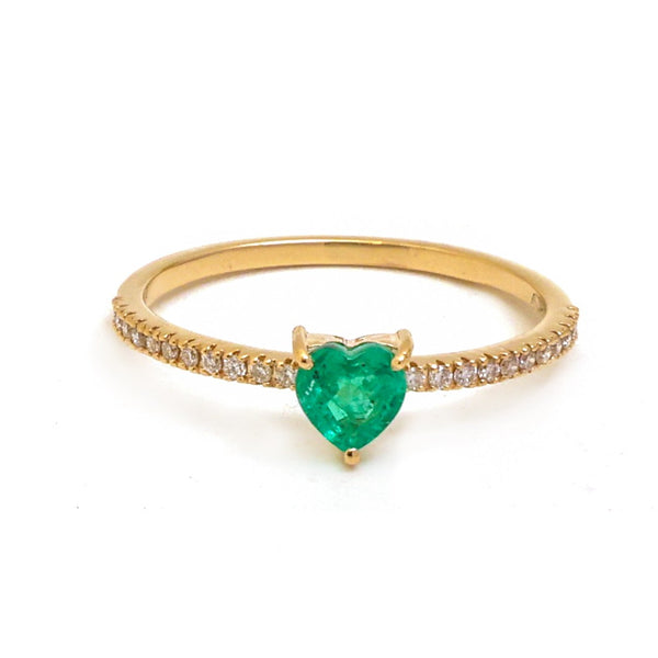 Emerald Diamond Ring