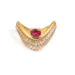 Diamond Ruby Ring