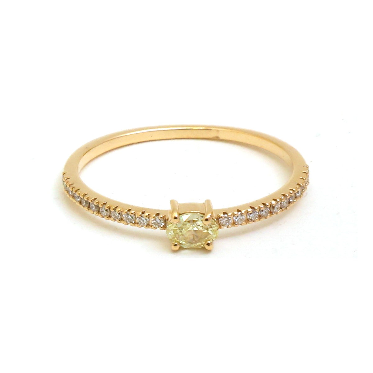 Yellow Diamond Diamond Ring