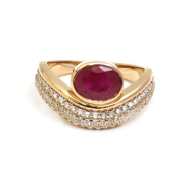 Ruby Diamond Ring