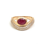 Ruby Diamond Ring