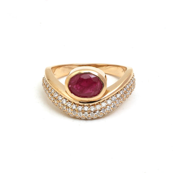 Ruby Diamond Ring