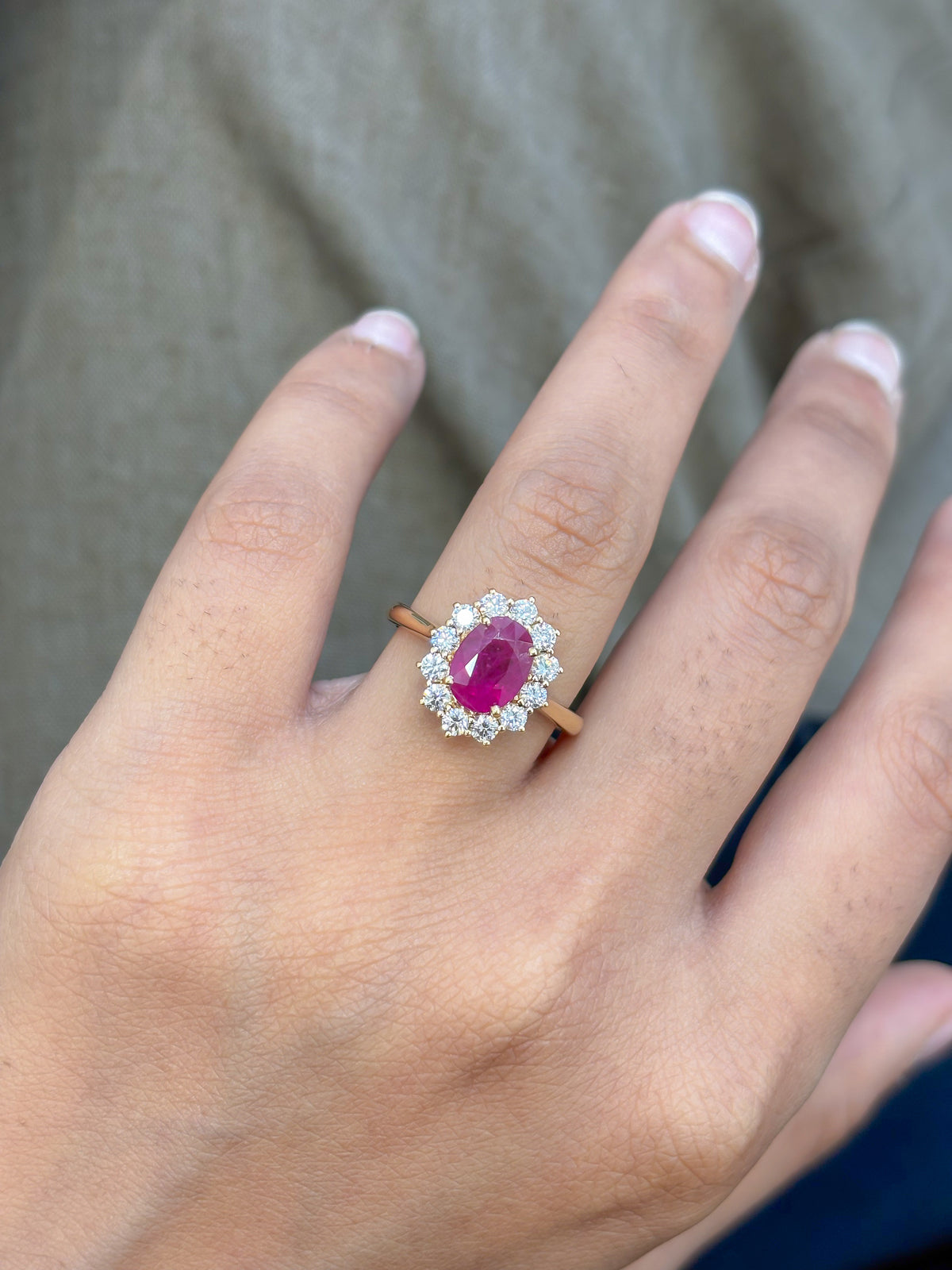 Ruby Diamond Ring