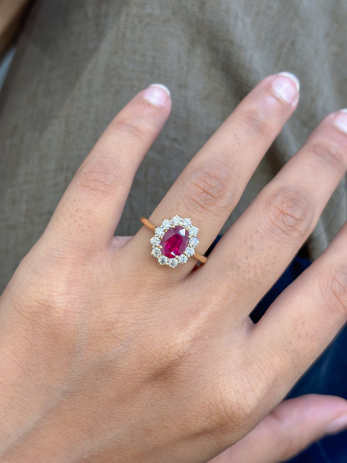 Ruby Diamond Ring