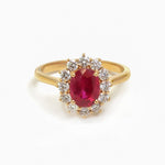 Ruby Diamond Ring