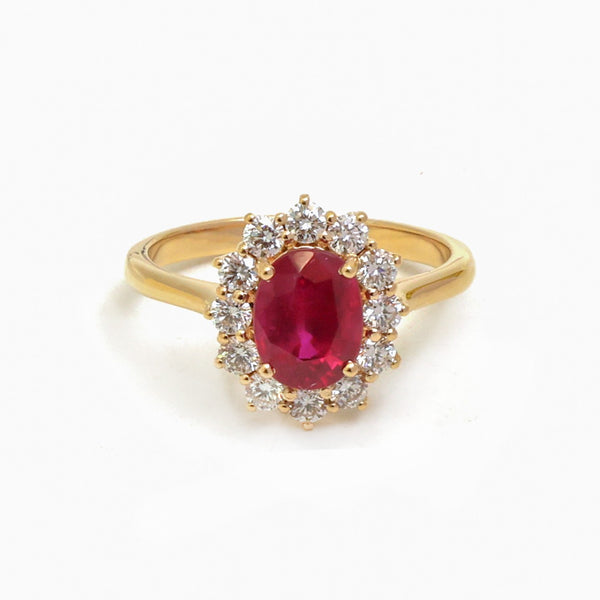 Ruby Diamond Ring