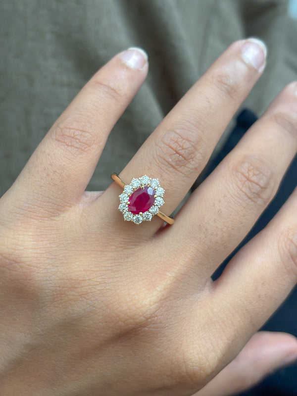 Ruby Diamond Ring