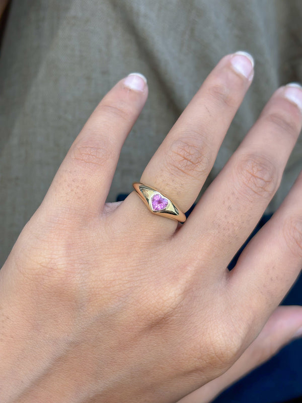 Pink Sapphire Ring