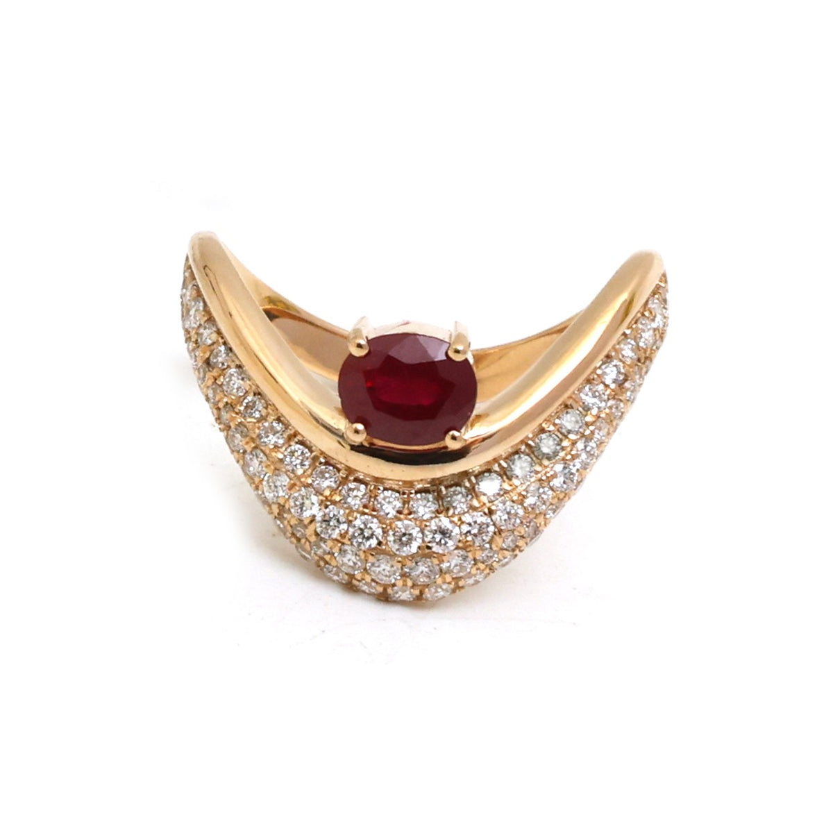Diamond Ruby Ring