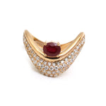 Diamond Ruby Ring