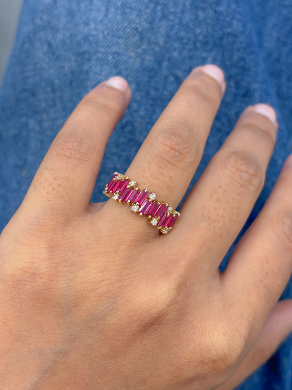 Ruby Diamond Ring