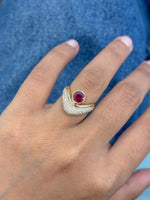 Ruby Diamond Ring