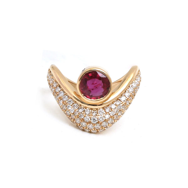 Ruby Diamond Ring