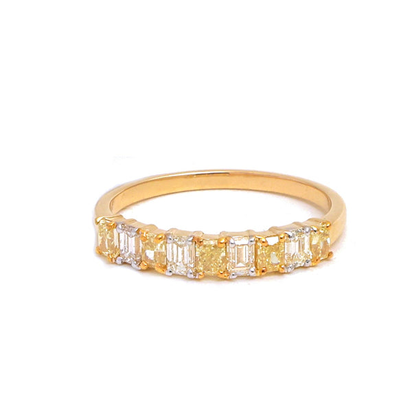 Yellow Diamond Diamond Ring