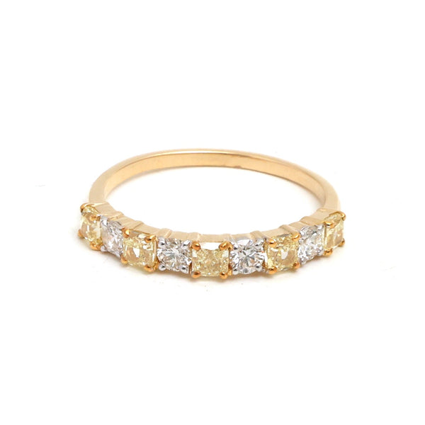 Yellow Diamond Diamond Ring