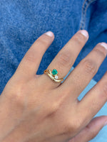 Emerald Diamond Ring
