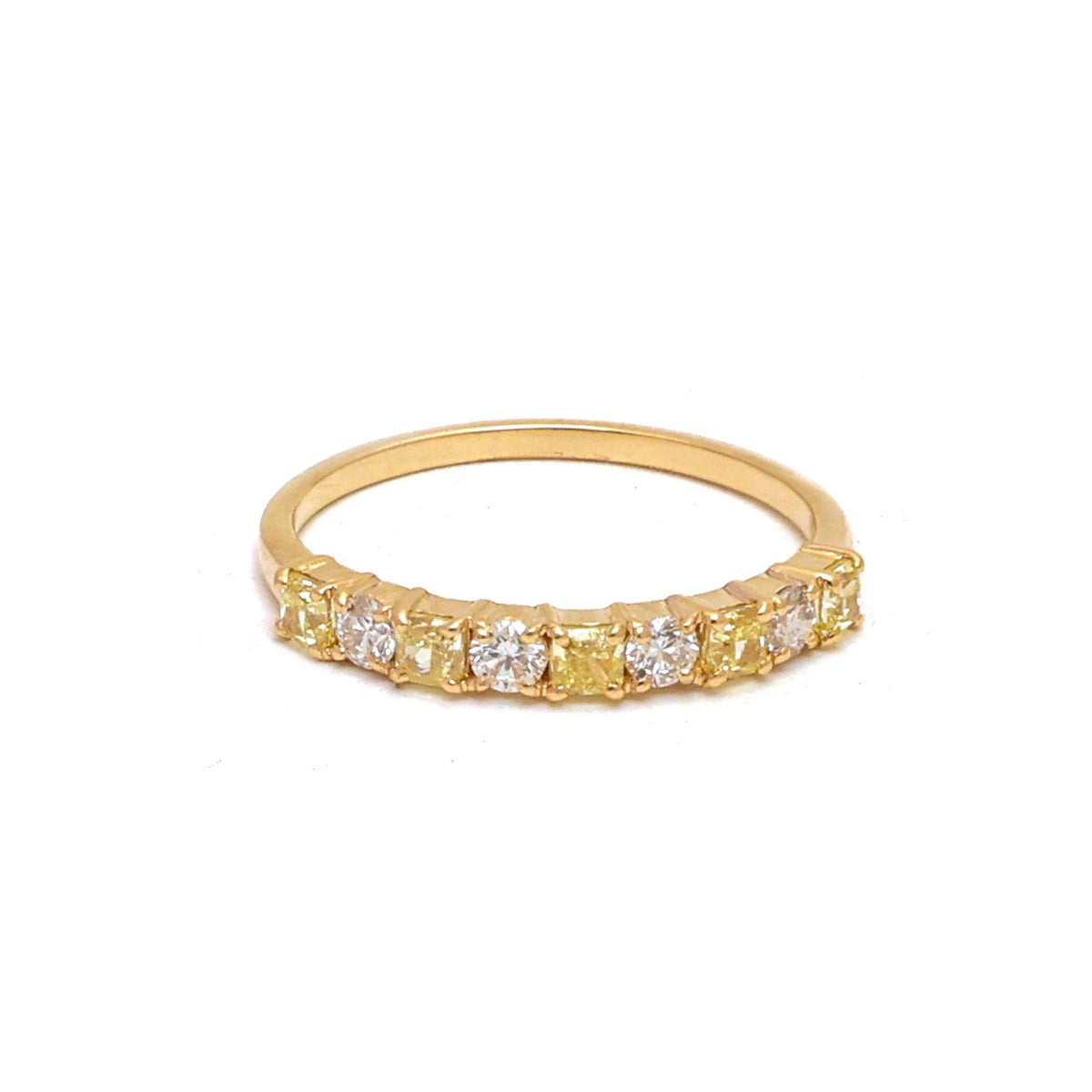 Yellow Diamond Diamond Ring