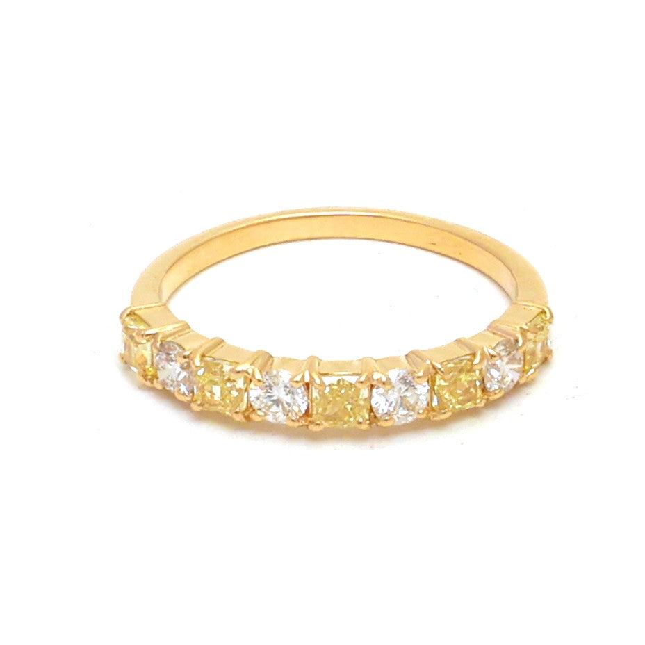 Yellow Diamond Diamond Ring