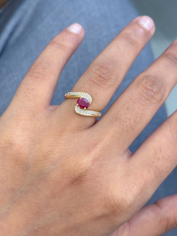 Ruby Diamond Ring