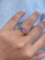 Rainbow Sapphire Ring
