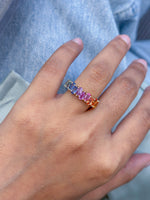 Rainbow Sapphire Ring