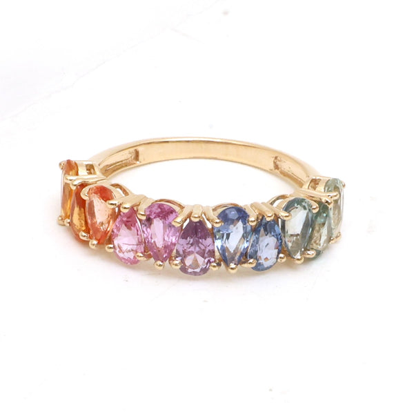 Rainbow Sapphire Ring