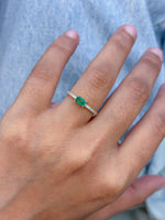 Emerald Diamond Ring