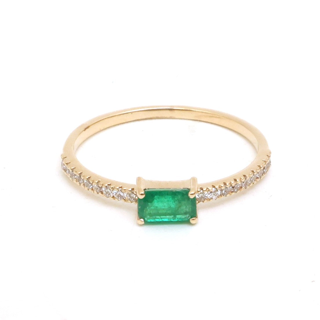 Emerald Diamond Ring