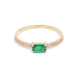Emerald Diamond Ring