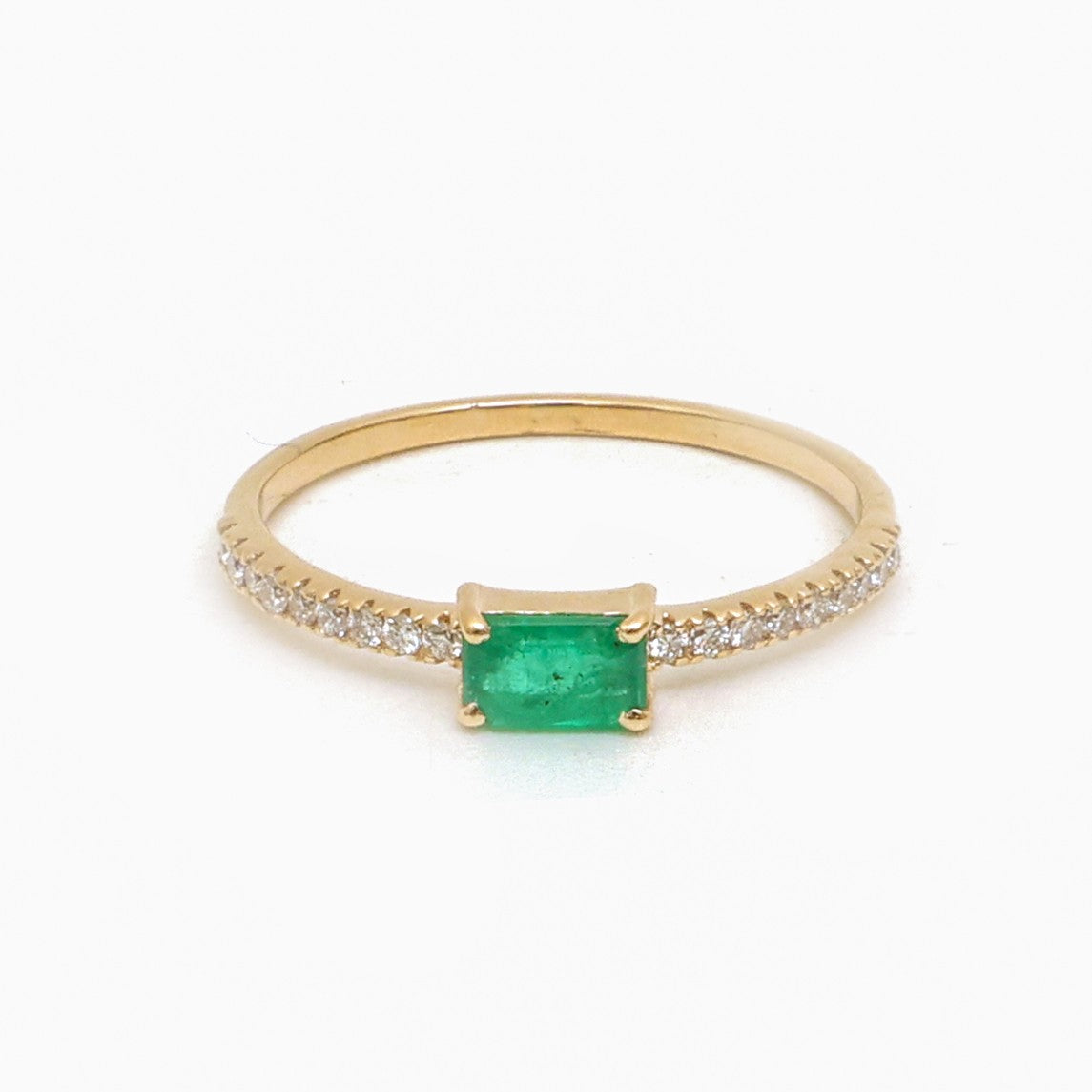 Emerald Diamond Ring