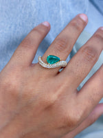 Emerald Diamond Ring