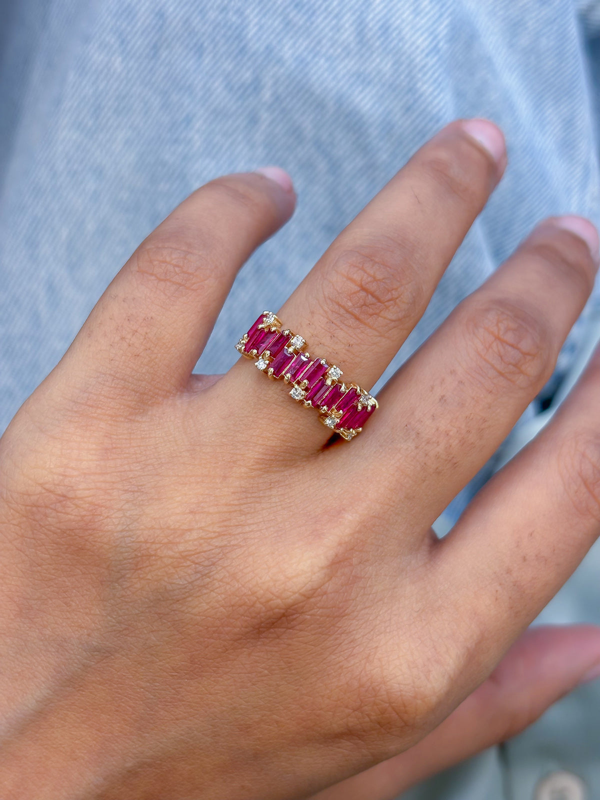 Ruby Diamond Ring