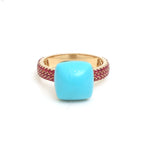 Turquoise Ruby Ring
