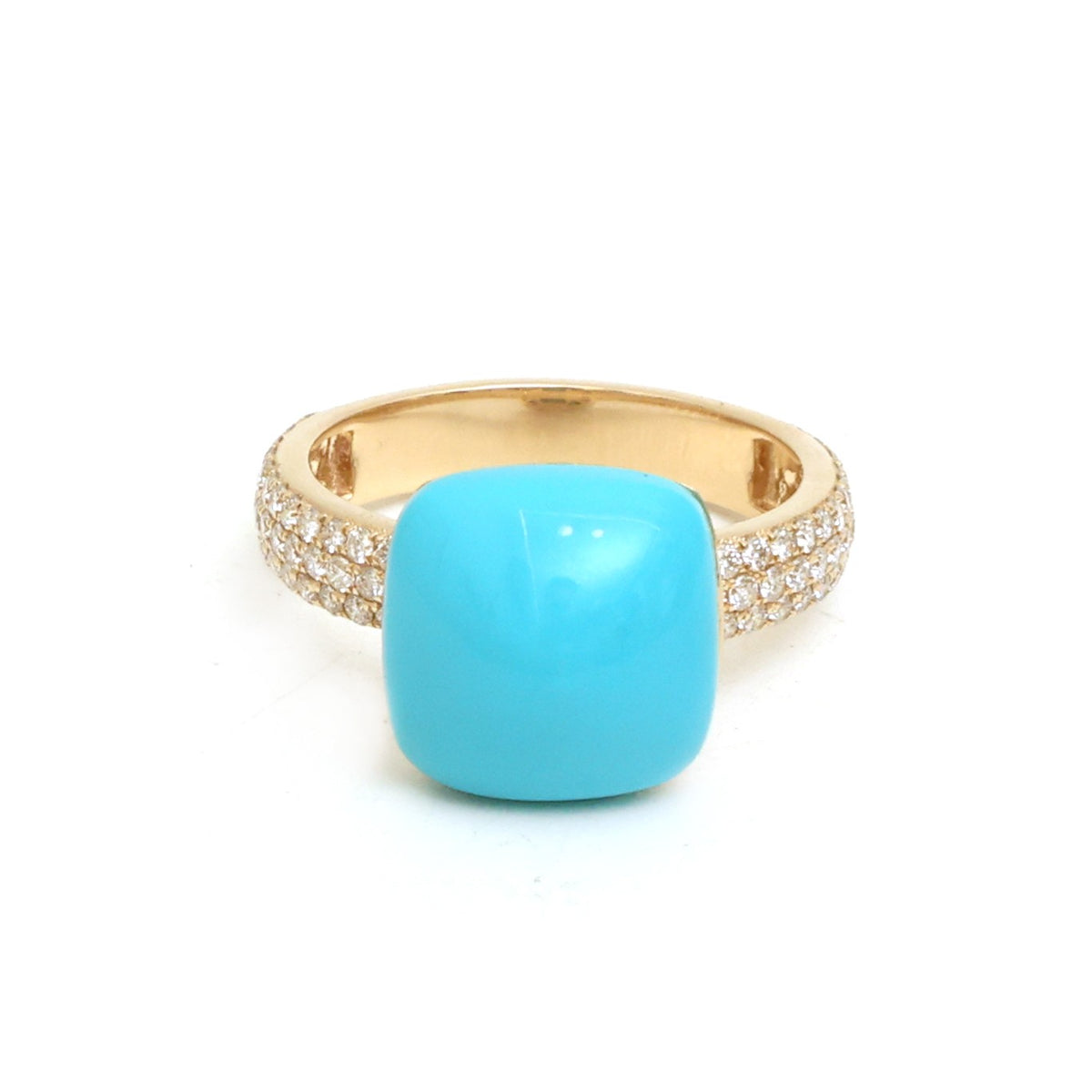 Turquoise Diamond Ring