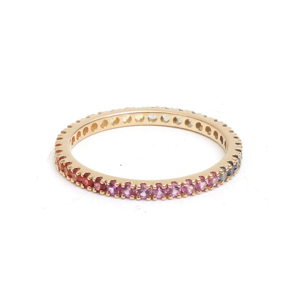 Rainbow Sapphire Ring