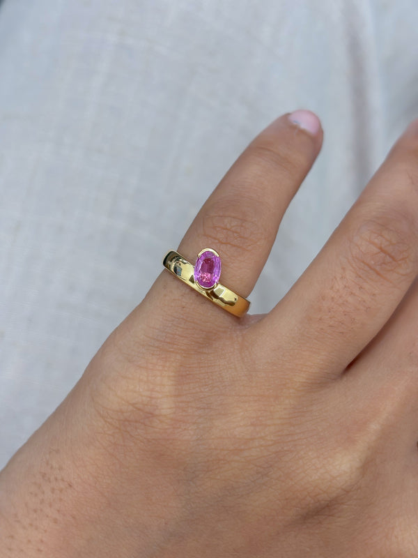 Pink Sapphire Ring