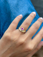 Pink Sapphire Ring