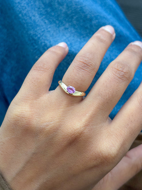 Pink Sapphire Ring