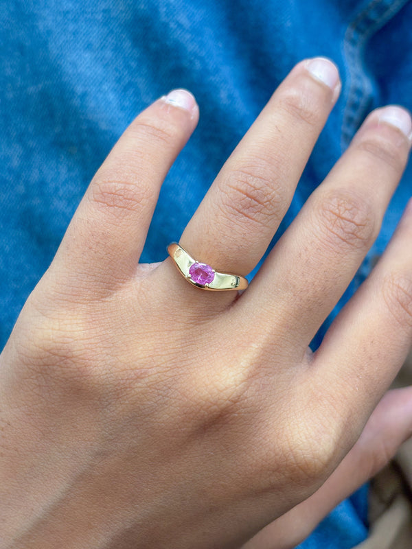 Pink Sapphire Ring