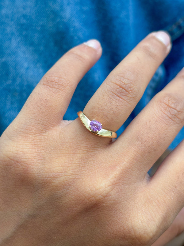 Pink Sapphire Ring