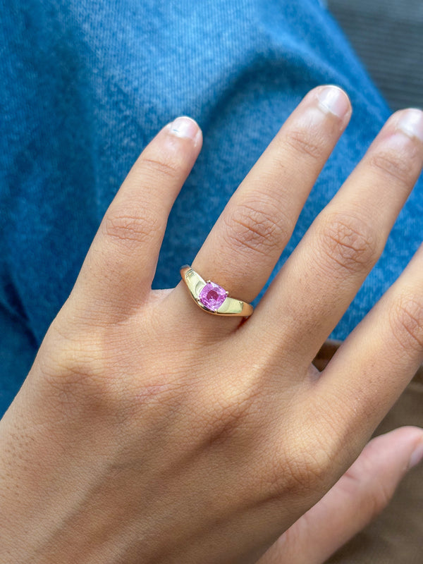 Pink Sapphire Ring