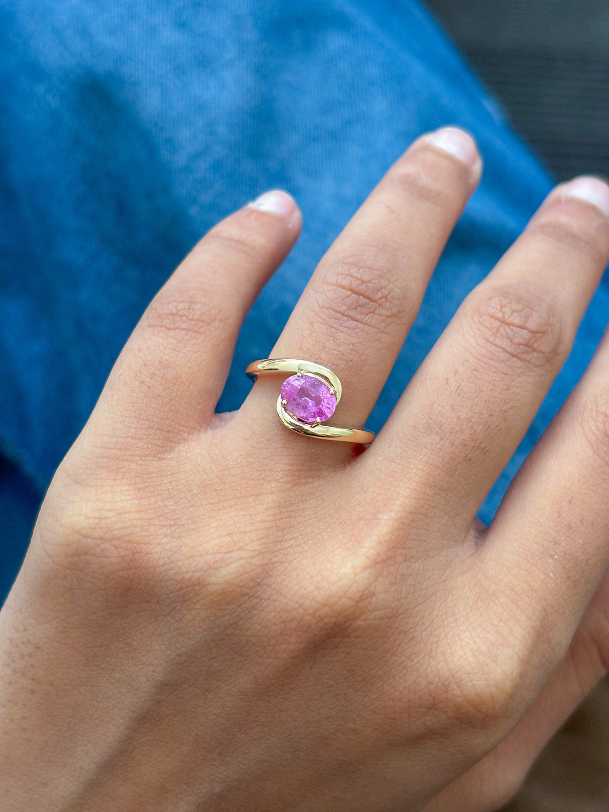 Pink Sapphire Ring