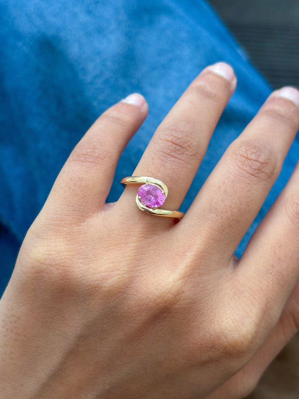Pink Sapphire Ring