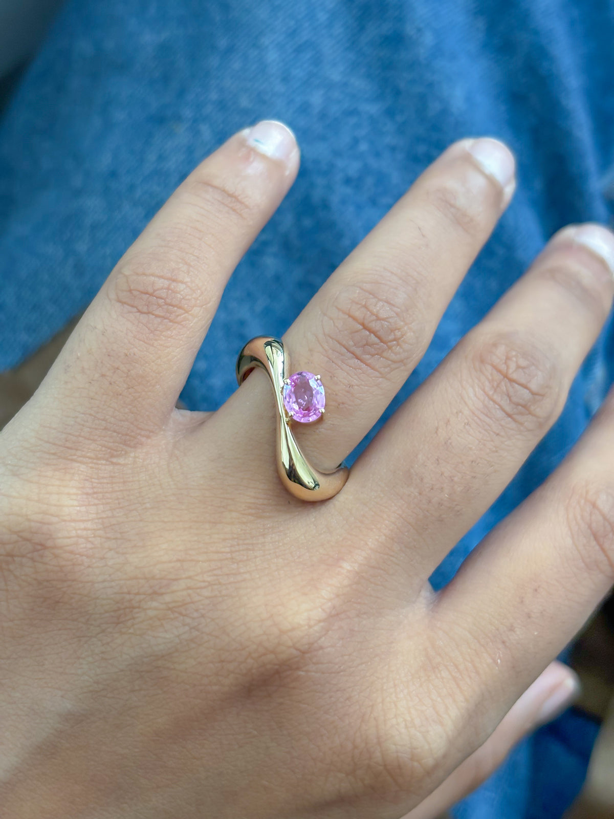 Pink Sapphire Ring