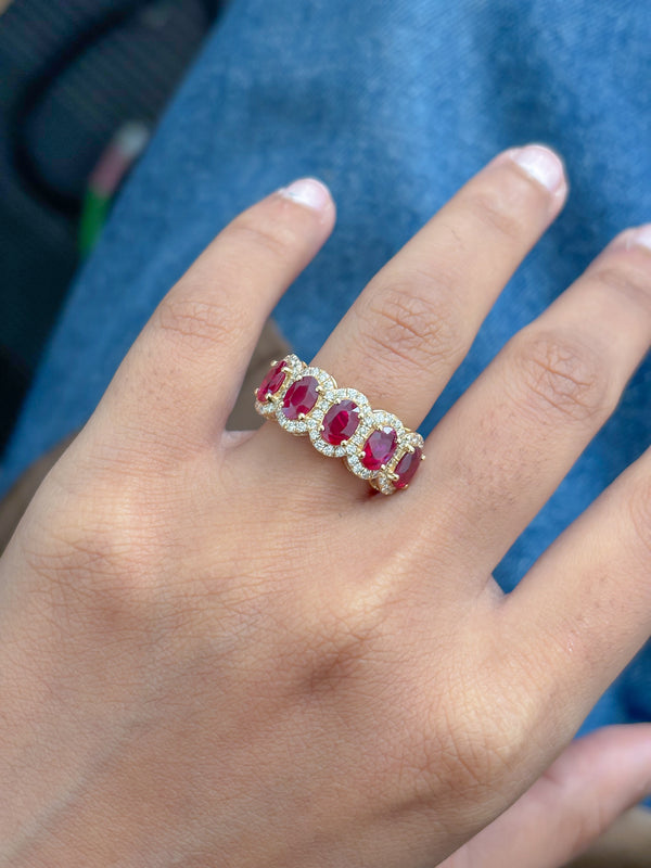 Ruby Diamond Ring