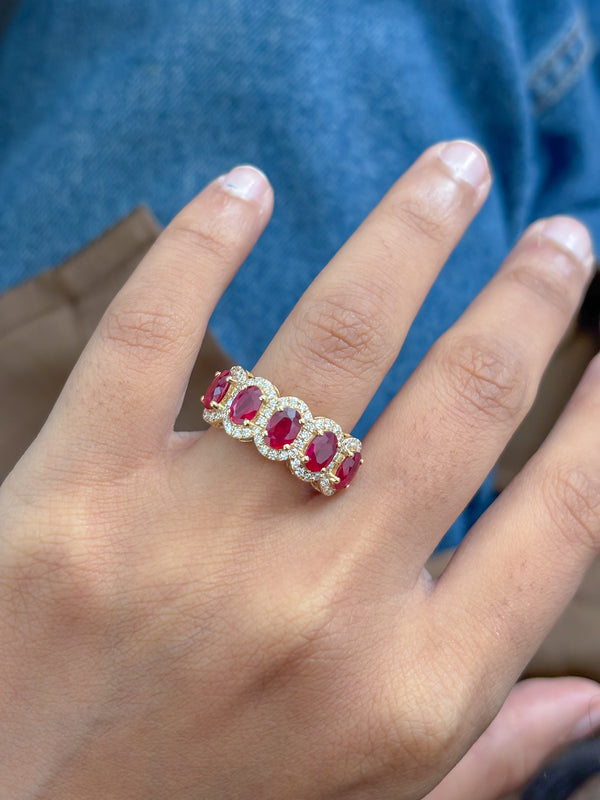 Ruby Diamond Ring