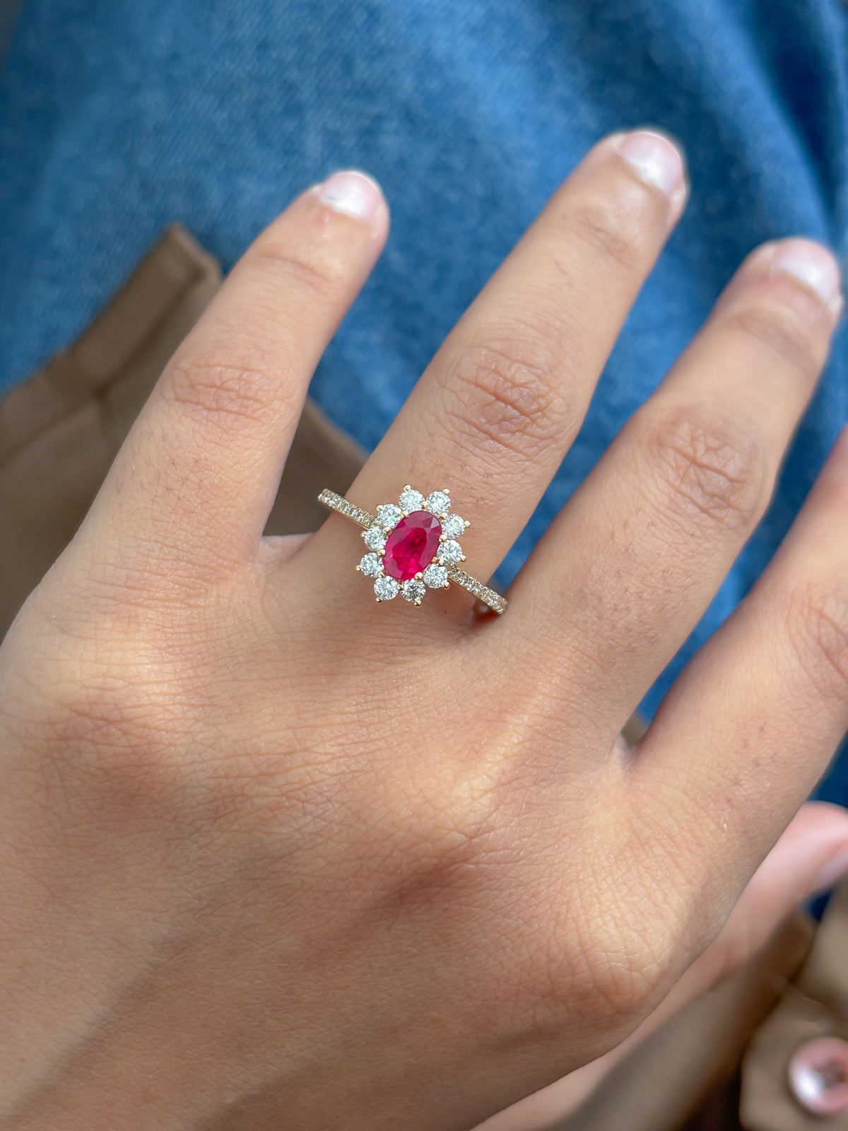 Ruby Diamond Ring