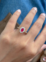 Ruby Diamond Ring