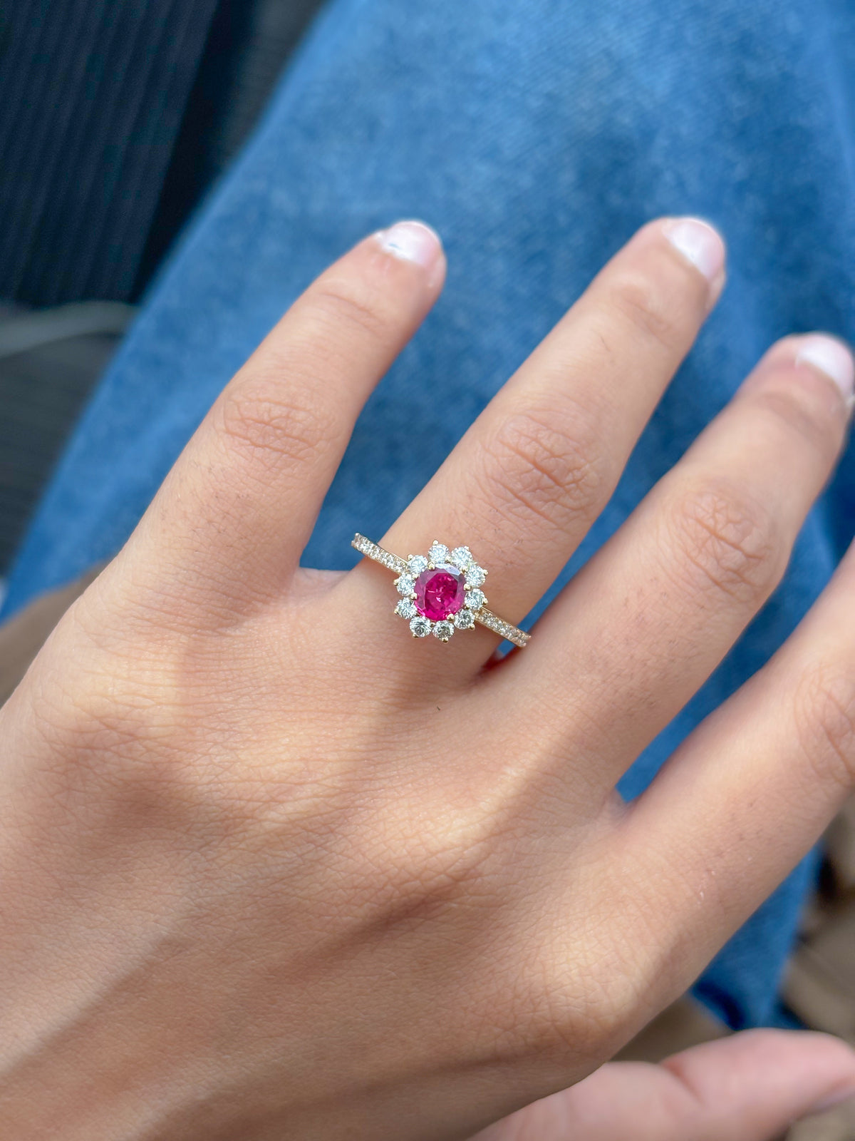 Ruby Diamond Ring